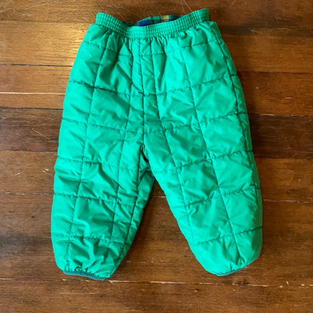 Patagonia reversible puffball pants
